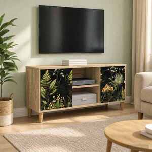 Imagine vidaXL Cabinet TV RHENEN 102 x 33 x 50 cm Sonoma Lemn prelucrat
