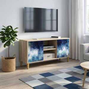 Imagine vidaXL Cabinet TV RAALTE 102 x 33 x 50 cm Sonoma Lemn prelucrat