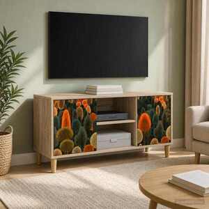 Imagine vidaXL Cabinet TV ZAANDAM 102 x 33 x 50 cm Sonoma Lemn prelucrat