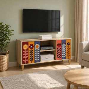Imagine vidaXL Cabinet TV ESSEN 102 x 33 x 50 cm Sonoma Lemn prelucrat