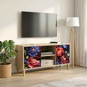 Imagine vidaXL Cabinet TV KIEL 102 x 33 x 50 cm Sonoma Lemn prelucrat