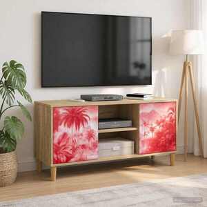 Imagine vidaXL Cabinet TV AACHEN 102 x 33 x 50 cm Sonoma Lemn prelucrat