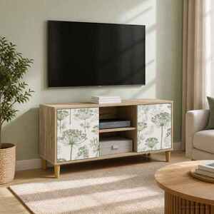 Imagine vidaXL Cabinet TV GOTHA 102 x 33 x 50 cm Sonoma Lemn prelucrat