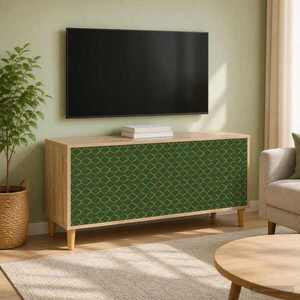 Imagine vidaXL Cabinet TV GELEEN 102 x 33 x 50 cm Sonoma Lemn prelucrat