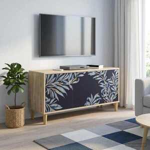 Imagine vidaXL Cabinet TV DOKKUM 102 x 33 x 50 cm Sonoma Lemn prelucrat