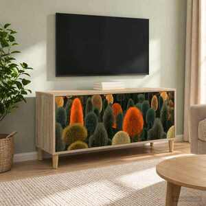 Imagine vidaXL Cabinet TV ZAANDAM 102 x 33 x 50 cm Sonoma Lemn prelucrat