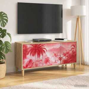 Imagine vidaXL Cabinet TV AACHEN 102 x 33 x 50 cm Sonoma Lemn prelucrat