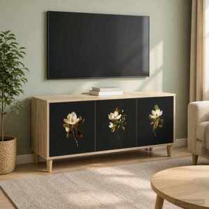 Imagine vidaXL Cabinet TV BREMEN 102 x 33 x 50 cm Sonoma Lemn prelucrat