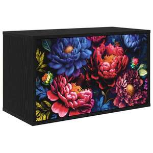 Imagine vidaXL Sistem de TV montat pe perete KIEL 69 x 33 x 40 cm Stejar Negru