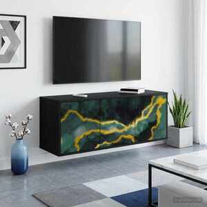 Imagine vidaXL Sistem de TV montat pe perete WIJHE 102 x 33 x 40 cm