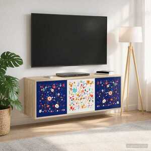 Imagine vidaXL Sistem de TV montat pe perete MAINZ 102 x 33 x 40 cm