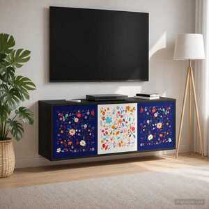 Imagine vidaXL Sistem de TV montat pe perete MAINZ 102 x 33 x 40 cm