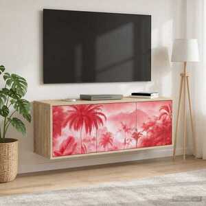 Imagine vidaXL Sistem de TV montat pe perete AACHEN 102 x 33 x 40 cm