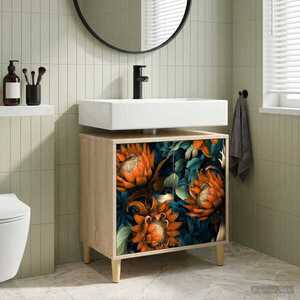 Imagine vidaXL Dulap de Baie LOCHEM Sonoma 60 x 40 x 60 cm Lemn prelucrat
