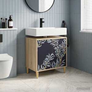 Imagine vidaXL Dulap de Baie DOKKUM Sonoma 60 x 40 x 60 cm Lemn prelucrat