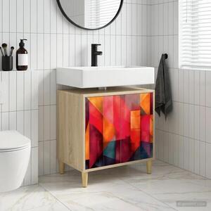 Imagine vidaXL Dulap de Baie HEESCH Sonoma 60 x 40 x 60 cm Lemn prelucrat
