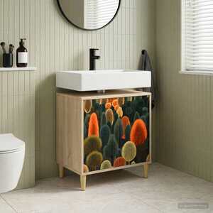 Imagine vidaXL Dulap de Baie ZAANDAM Sonoma 60 x 40 x 60 cm Lemn prelucrat