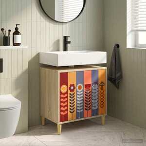 Imagine vidaXL Dulap de Baie ESSEN Sonoma 60 x 40 x 60 cm Lemn prelucrat