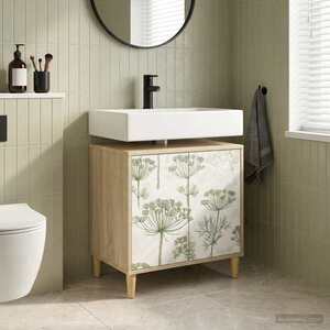 Imagine vidaXL Dulap de Baie GOTHA Sonoma 60 x 40 x 60 cm Lemn prelucrat