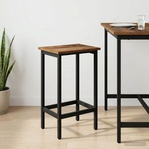 Imagine vidaXL Scaun de bar Lemn vechi 40 x 32 x 74 cm Lemn prelucrat