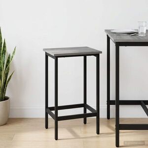 Imagine vidaXL Scaun de bar Sonoma gri 40 x 32 x 74 cm Lemn prelucrat