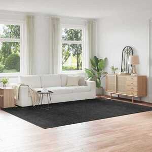 Imagine vidaXL Covor Shaggy Antiderapant Gri închis 240 x 340 cm PP