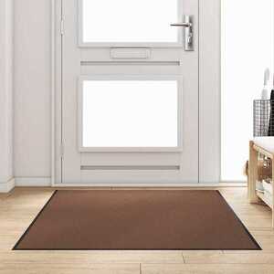 Imagine vidaXL Covoraș de intrare Maro și negru 120 x 180 cm 100% Poliamidă