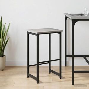 Imagine vidaXL Scaun de bar Sonoma gri 40 x 32 x 64 cm Lemn prelucrat