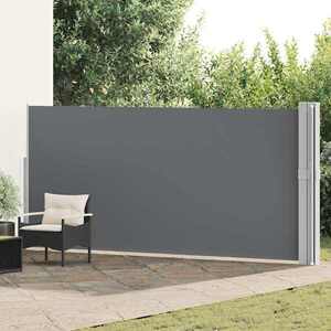 Imagine vidaXL Copertină laterală retractabilă de terasă antracit 170x1200 cm
