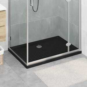 Imagine vidaXL Tavă de bază pentru duș cu puncte 100 x 70 x 4 cm ABS Negru