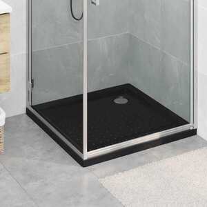 Imagine vidaXL Tavă de bază pentru duș cu puncte 80 x 80 x 4 cm ABS Negru