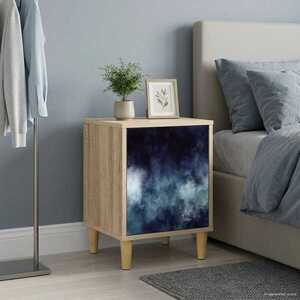 Imagine vidaXL Dulap de noapte RAALTE Stejar Sonoma 36 x 33 x 50 cm