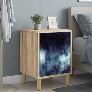 Imagine vidaXL Dulap de noapte RAALTE 2 buc. Stejar Sonoma 36 x 33 x 50 cm