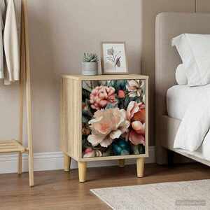 Imagine vidaXL Dulap de noapte BORNE 2 buc. Stejar Sonoma 36 x 33 x 50 cm