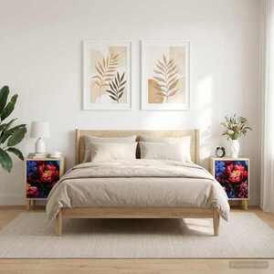 Imagine vidaXL Dulap de noapte KIEL 2 buc. Stejar Sonoma 36 x 33 x 50 cm
