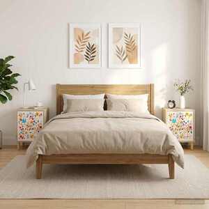 Imagine vidaXL Dulap de noapte MAINZ 2 buc. Stejar Sonoma 36 x 33 x 50 cm