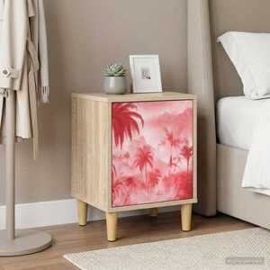 Imagine vidaXL Dulap de noapte AACHEN Stejar Sonoma 36 x 33 x 50 cm