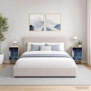 Imagine vidaXL Dulap de noapte RAALTE 2 buc. Stejar Sonoma 36 x 33 x 60 cm