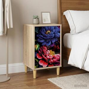 Imagine vidaXL Dulap de noapte KIEL Stejar Sonoma 36 x 33 x 60 cm