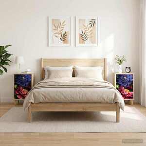 Imagine vidaXL Dulap de noapte KIEL 2 buc. Stejar Sonoma 36 x 33 x 60 cm