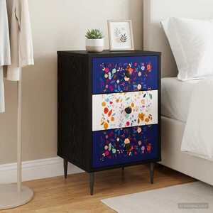 Imagine vidaXL Dulap de noapte MAINZ Stejar Negru 36 x 33 x 61 cm