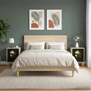 Imagine vidaXL Dulap de noapte BREMEN 2 buc. Stejar Sonoma 36 x 33 x 50 cm