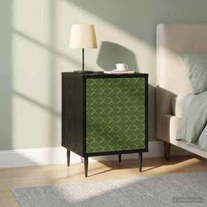 Imagine vidaXL Dulap de noapte GELEEN 2 buc. Stejar Negru 36 x 33 x 51 cm