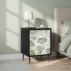 Imagine vidaXL Dulap de noapte GOTHA 2 buc. Stejar Negru 36 x 33 x 51 cm