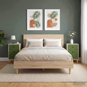 Imagine vidaXL Dulap de noapte GELEEN 2 buc. Stejar Sonoma 36 x 33 x 60 cm