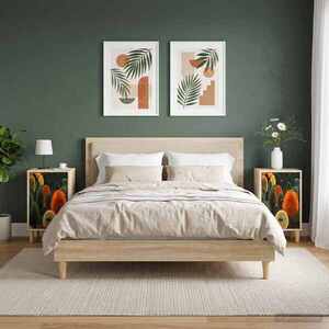 Imagine vidaXL Dulap de noapte ZAANDAM 2 buc. Stejar Sonoma 36 x 33 x 60 cm