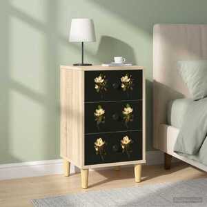 Imagine vidaXL Dulap de noapte BREMEN 2 buc. Stejar Sonoma 36 x 33 x 60 cm