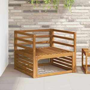 Imagine vidaXL Brat 2 buc. natural 79 x 4 x 73 cm Lemn Solid de Acacia