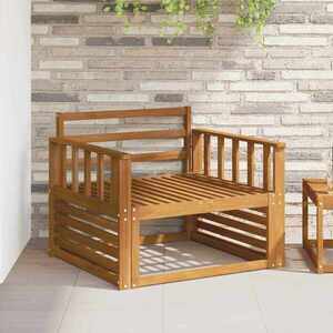 Imagine vidaXL Brat 2 buc. natural 80 x 6 x 61 cm Lemn Solid de Acacia