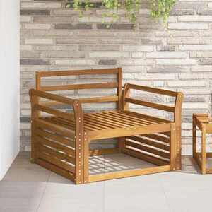 Imagine vidaXL Brat 2 buc. natural 78, 5 x 8 x 60 cm Lemn Solid de Acacia